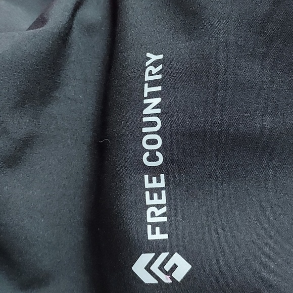 Free Country hooded long sleeve black lined coat with pockets xl (10-12) - Picture 14 of 17